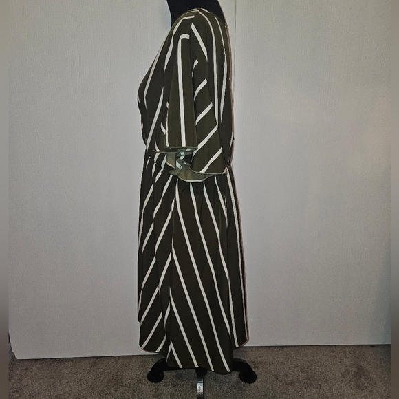 Shein Emerald Green A-Line Spring Summer Dress - Size 2XL - Picture 4 of 6